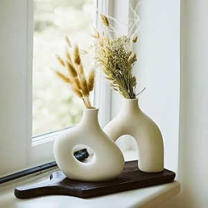 Minimalist Ceramic Vase for Modern Home Decor